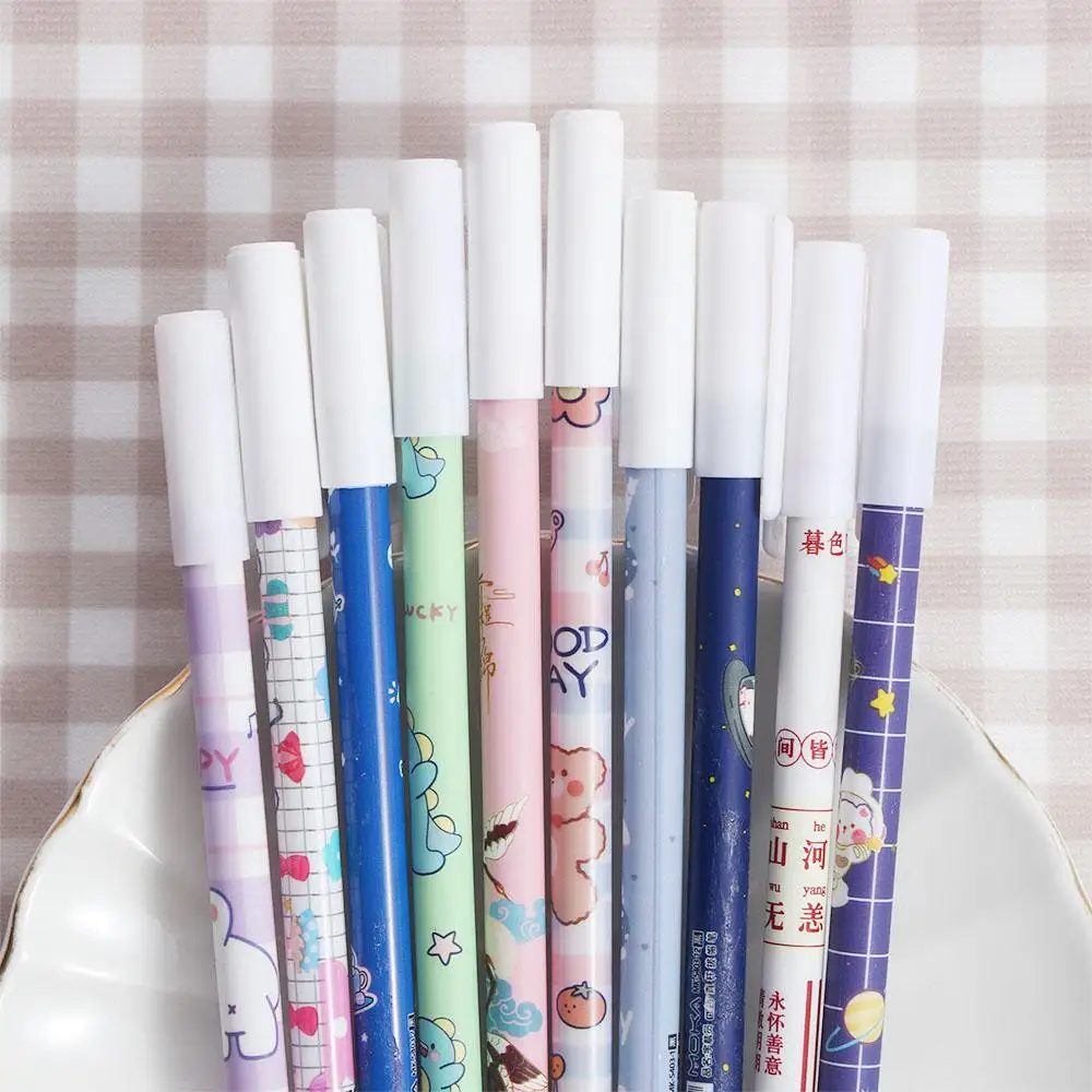 子供のための文房具ブループレスペン洗えるハンドル 0.5 ミリメートル消去可能なペン中立消去可能なペンゲルペン学生ペン