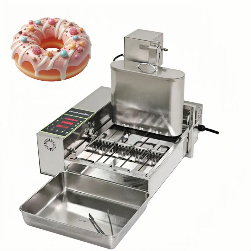 

Hot Sale Automatic Pembuat Donut Depositor Machine Donut Frying Machine