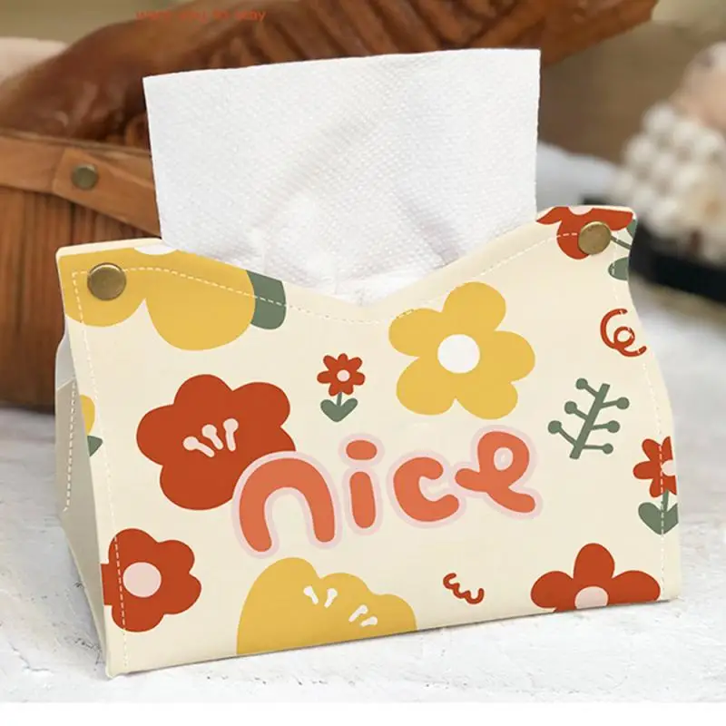 Tissue Storage Bag Car Office Home Living Room Bathroom Household Storage Organization Supplies