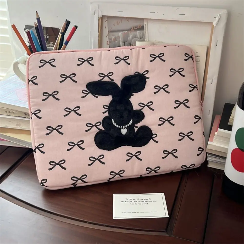 

New 11/13/15.6 inch Laptop Sleeve Case Cartoon Shockproof Notebook Cover Large Capacity Rabbit Tablet Protective Pouch