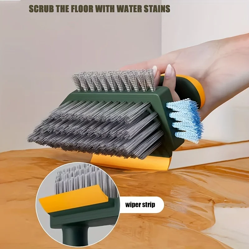 2-in-1-Reinigungsbürste, multifunktionale Fugenbürste, Bodenbürste, Badezimmer-Eckbürste, WC-Reinigungsbürste, 1 Stück – Detail 6