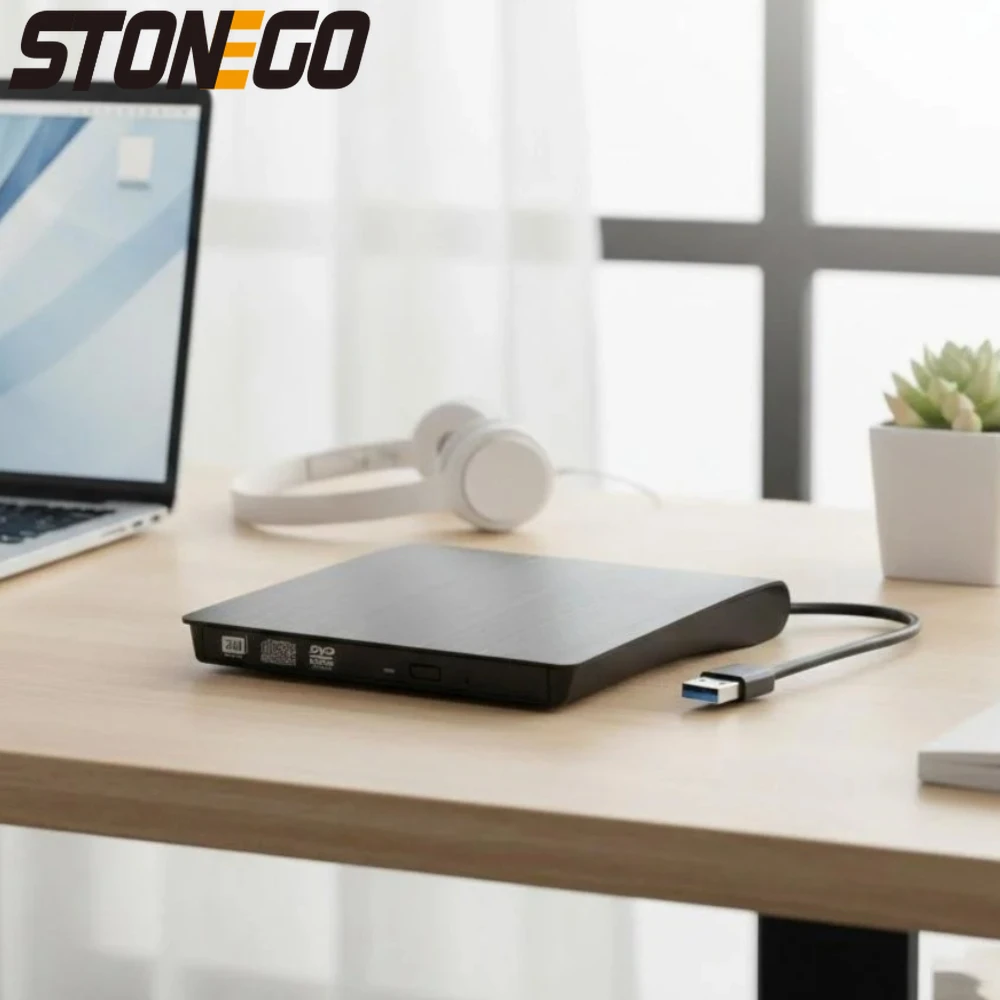 

USB 3.0 External CD DVD Drive Burner Writer Compatible with Laptop Desktop Mac Windows Linux High Speed Portable