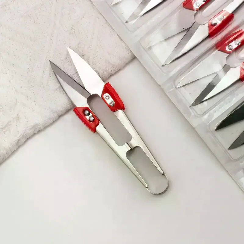 3pcs U Thread Scissors Stainless Steel Yarn Shears Cutting Sewing Scissors Cross Stitch Scissors Embroidery Shears Clippers
