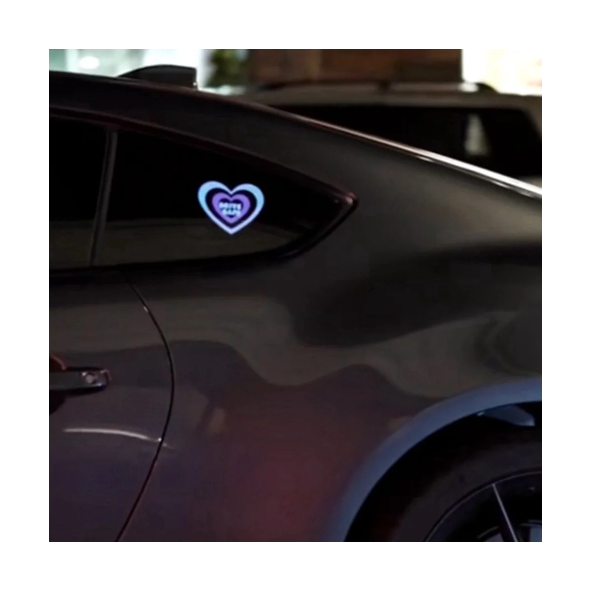 Drift Mode On Drive Safe Glow Panel Light Emitting Window Racing Car Sticker Windshield Decorative LED Light