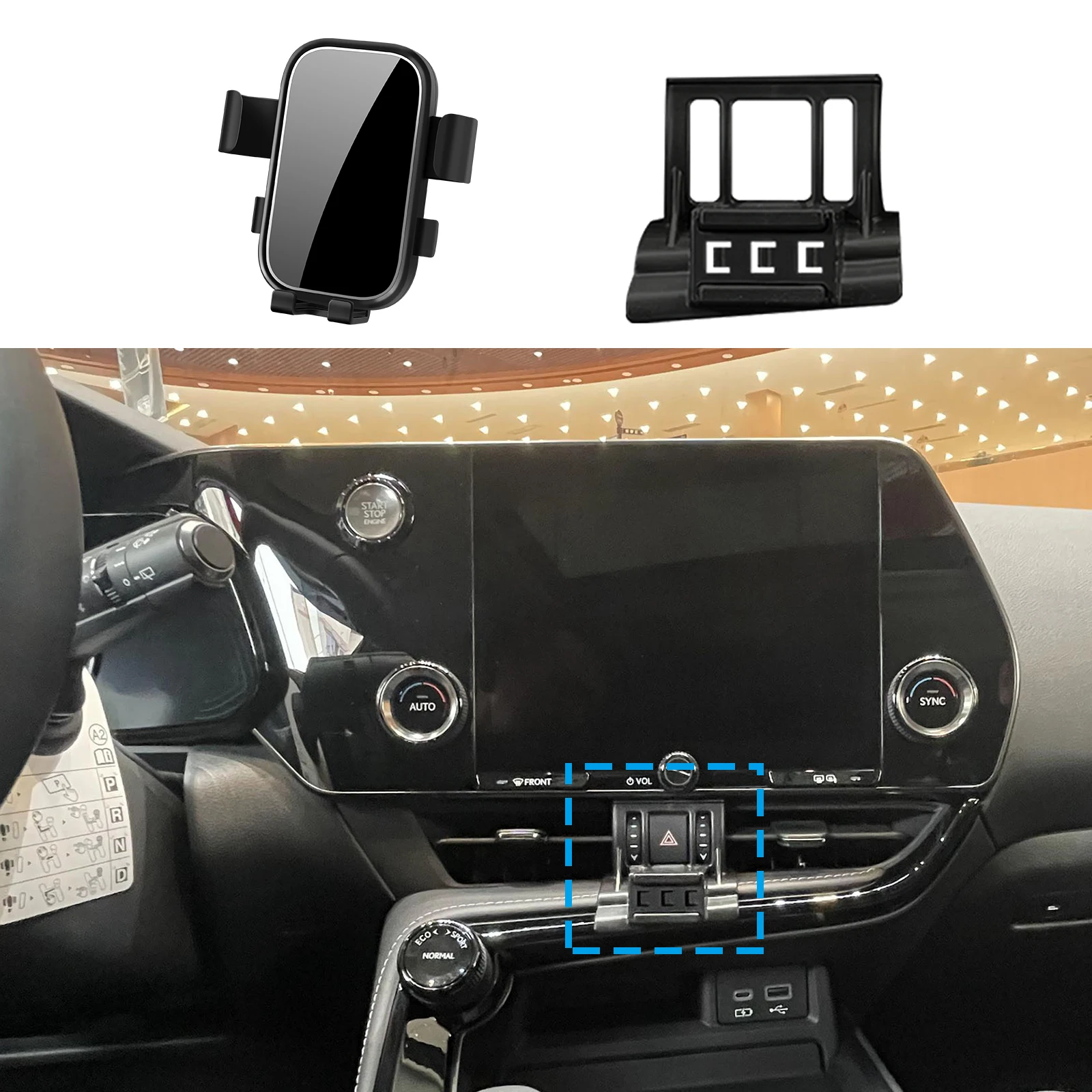 

GPS Bracket Navigation Stand Auto Accessories Car Mobile Phone Holder for Lexus NX 2022 2023 2024