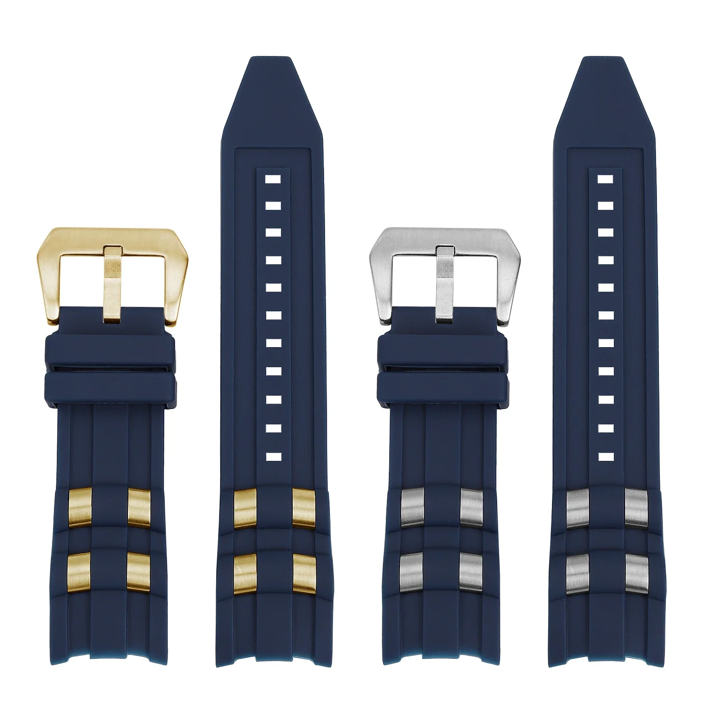 

26 мм высококачественный резиновый ремешок для часов, совместимый с Invicta Russian Professional Divers, силиконовые металлические гранулы, мужской браслет