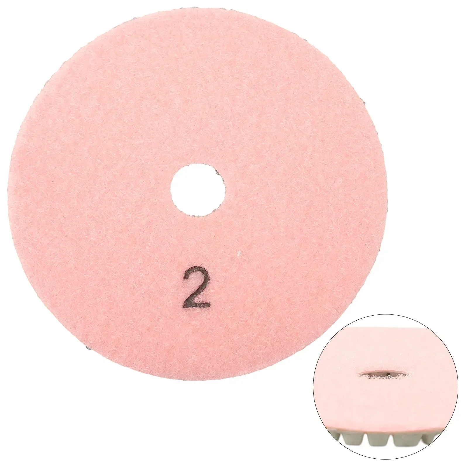 4 Inch Dry/Wet Diamond 3 Step Polishing Pad 100mm Granite Polishing Tool Sanding Disc Polishing Granite Concrete Stone Marble