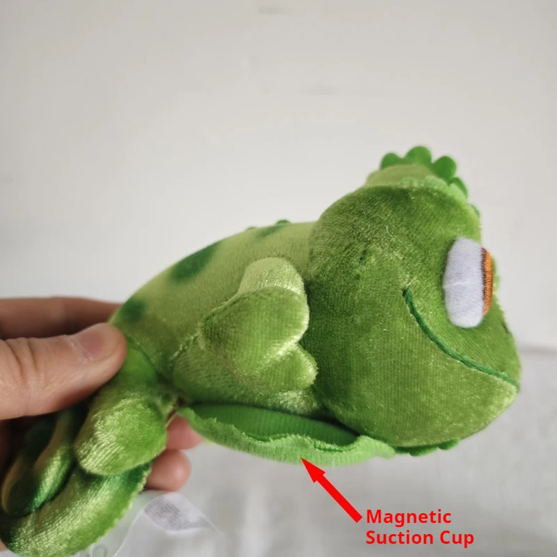 ديزني غرزة الكرتون متشابكة باسكال الكتف ألعاب من نسيج مخملي مع الحرباء المحيط خنزير يجلس الكتف المغناطيس طفل زخرفة هدايا عيد الميلاد