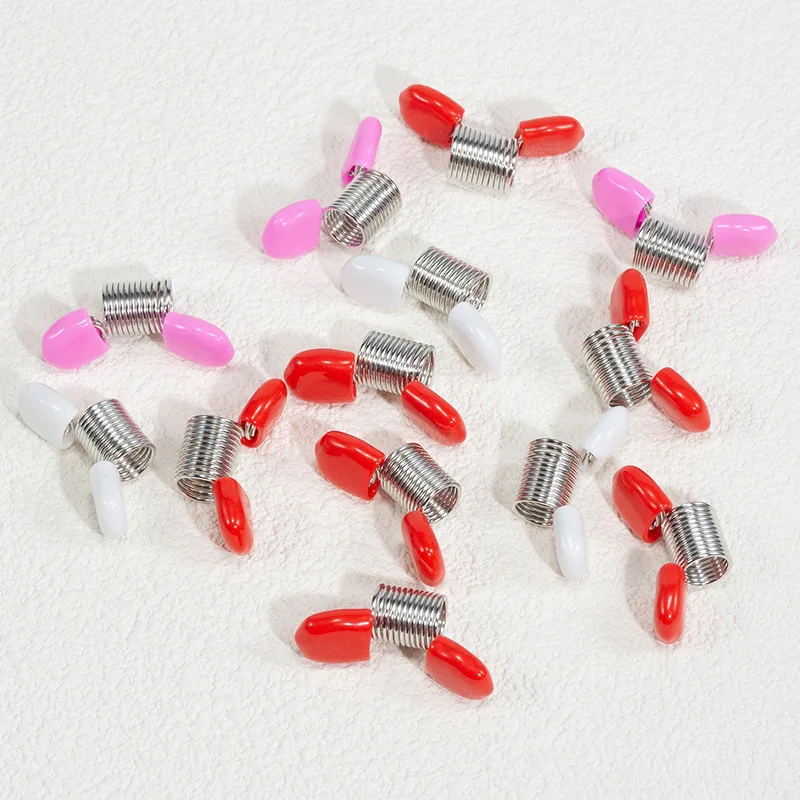 5pcs Spring Bead Clamps Creative Wire Ends Jewelry Making Tool to Prevent Beads from Falling for DIY Handmade Bracelet Necklace - view 5
