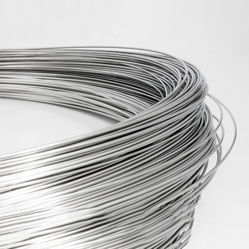 L=5/10 Meters Diameter 0.1mm-2.0mm 304 Stainless Steel Wire Soft/Hard Steel Wire Single Strand Lashing Round Bright Steel Wire