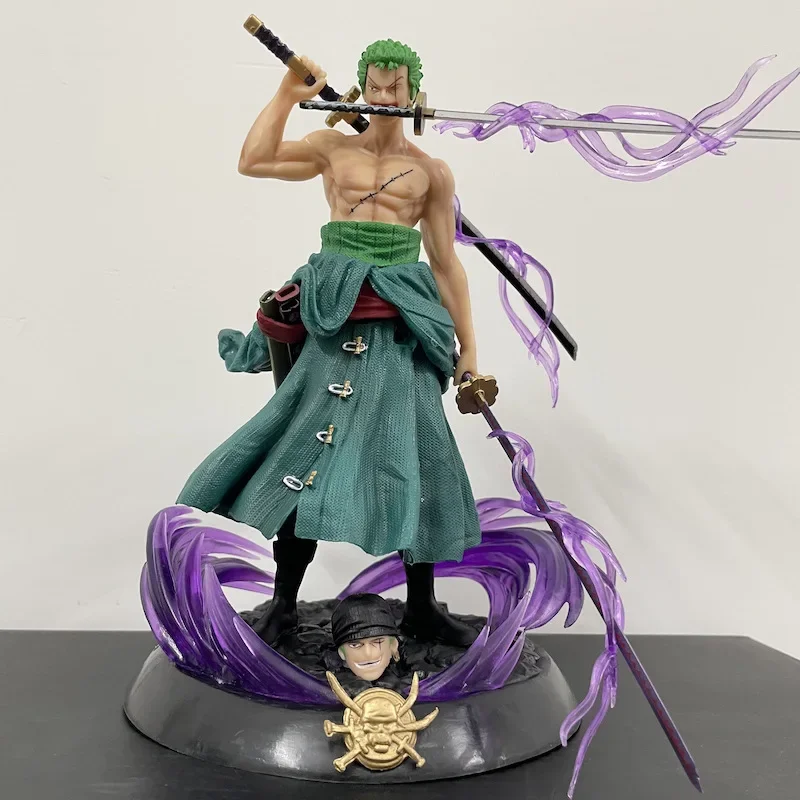 Heiße Une Pièce Roronoa Sabre Zoro Anime Figur à Sammlung Manager Figur Dessin Dessin Animé Enfants Enfants Garçon-Geschenk