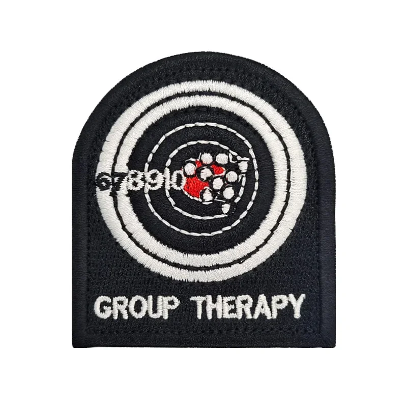 Military stickers with 10 rings, fabric bag, badge for group therapy, patch, embroidery, backpack, magic hat, badge, applique