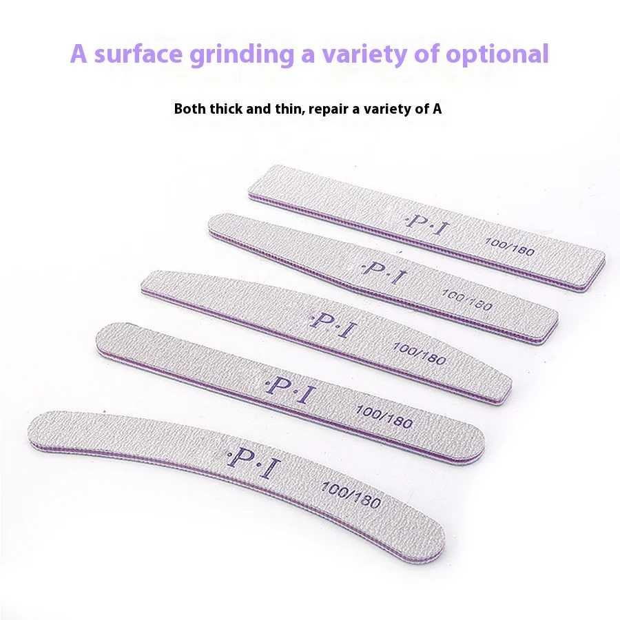 両面爪やすり、サンド除去スポンジファイルなし、ネイリスト向けのサンド除去ストリップを防ぐ特別なロングストリップr
