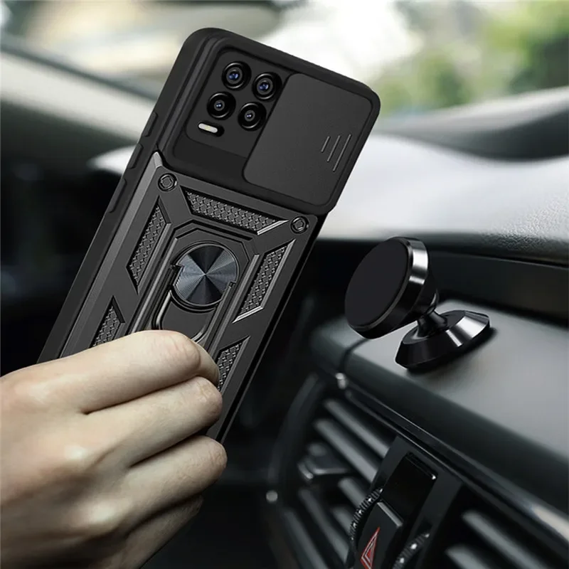 ل Realme P3 الترا ملاحظة 60x GT 3 6T 7 برو السيليكون لينة جراب هاتف للصدمات درع حامل السيارة حلقة عدسة غطاء للحماية حالات