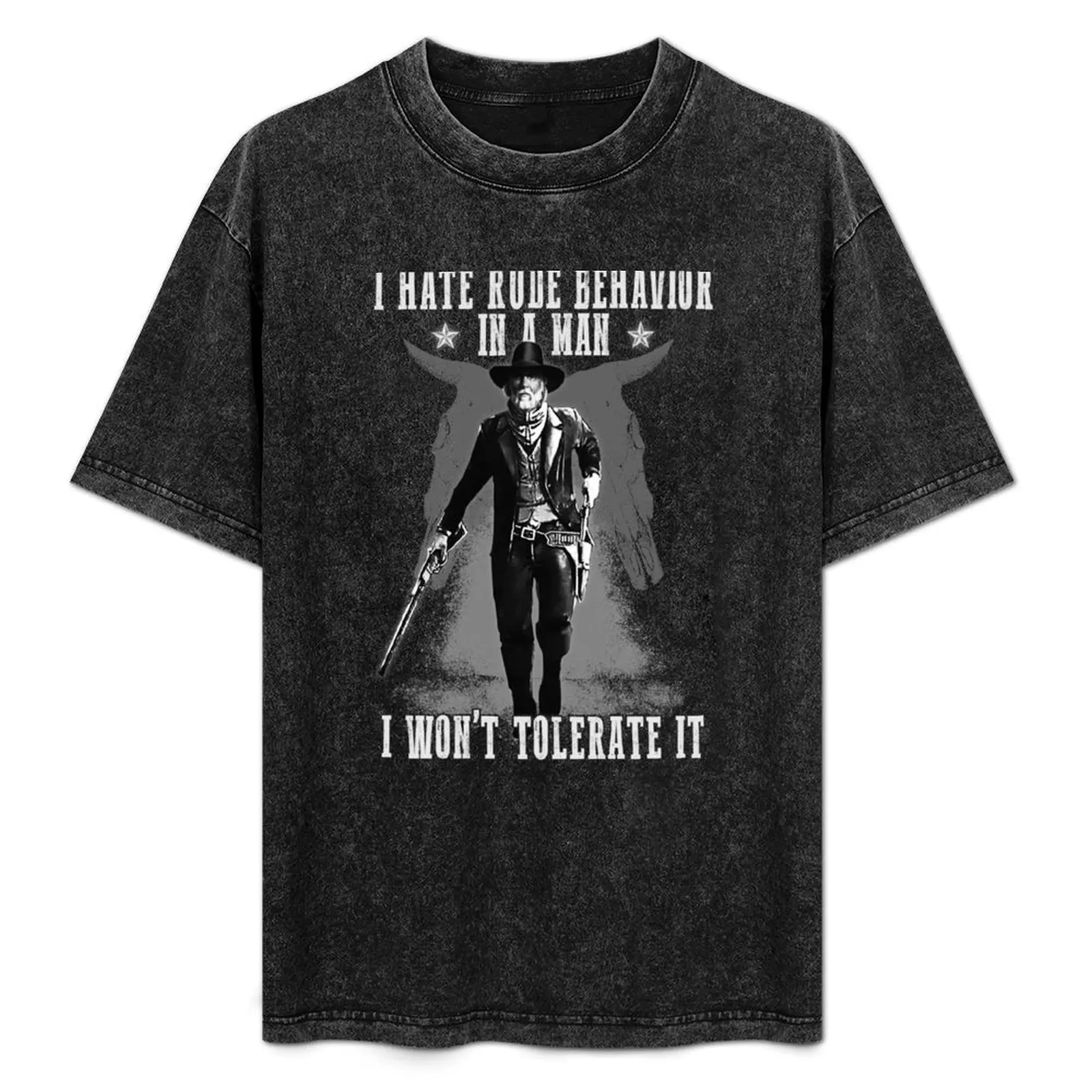 

Lonesome dove - I Hate Rude Behavior in a man I Won't Tolerate it T-Shirt Dry Fit Athletic Short Sleeve Shirt