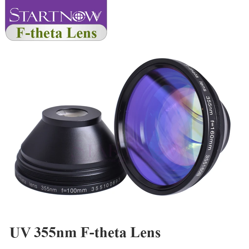 Imagem -02 - Startnow Lente de Campo Laser uv 355nm M85 Rosca Galvo System110x110 F160 F-theta Lente de Varredura 250x250 para Peças de Máquina de Marcação a Laser