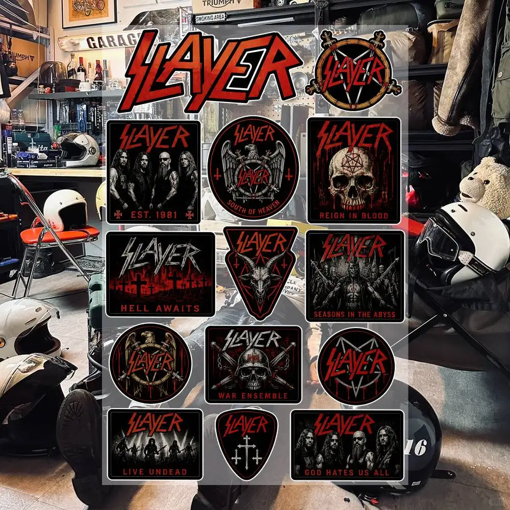 S-la-Y-eR- Aesthetic Graffiti Stickers Waterproof PVC Decals for Car Motorcycle Skateboard Helmet Notebook