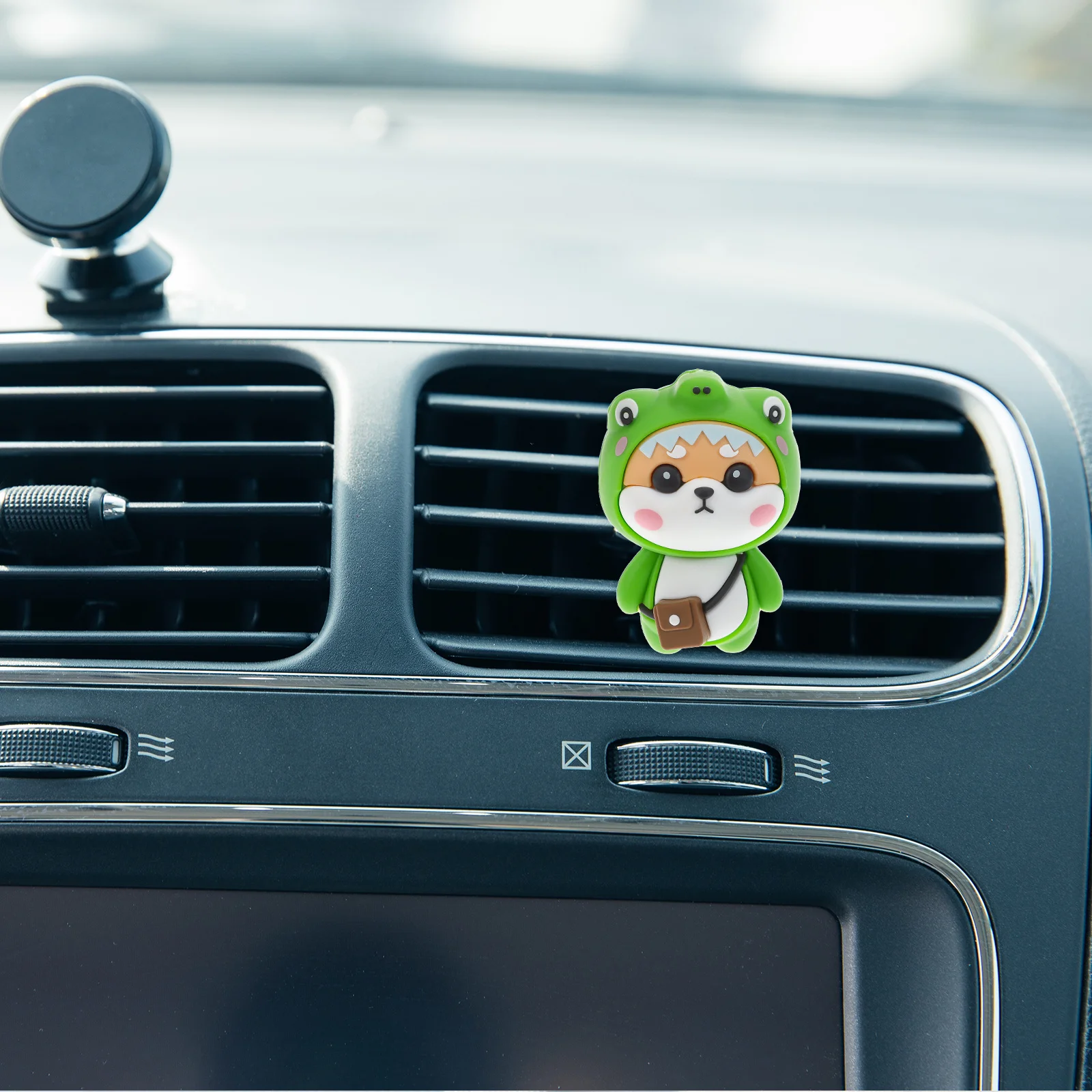 

Car Air Freshener Vent Clip Cartoon Dog Design Aromatherapy Fragrance Decoration For Car Home Office Driving Fatigue Relief