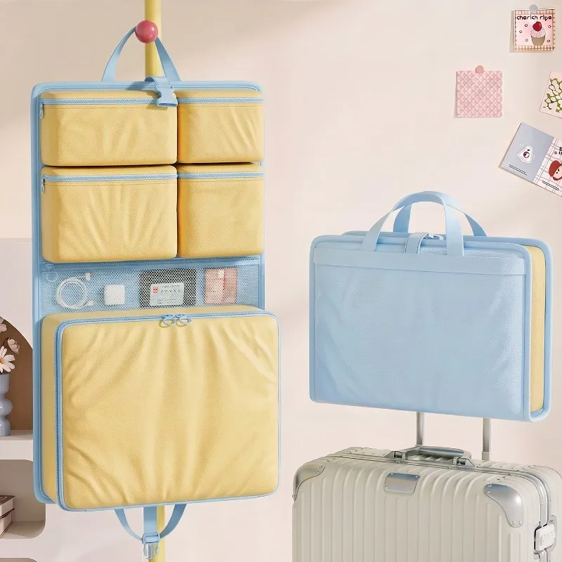 Travel Clothes Storage Bag Organizer Portable Hanging Packing Suitcase Luggage For Business Trip