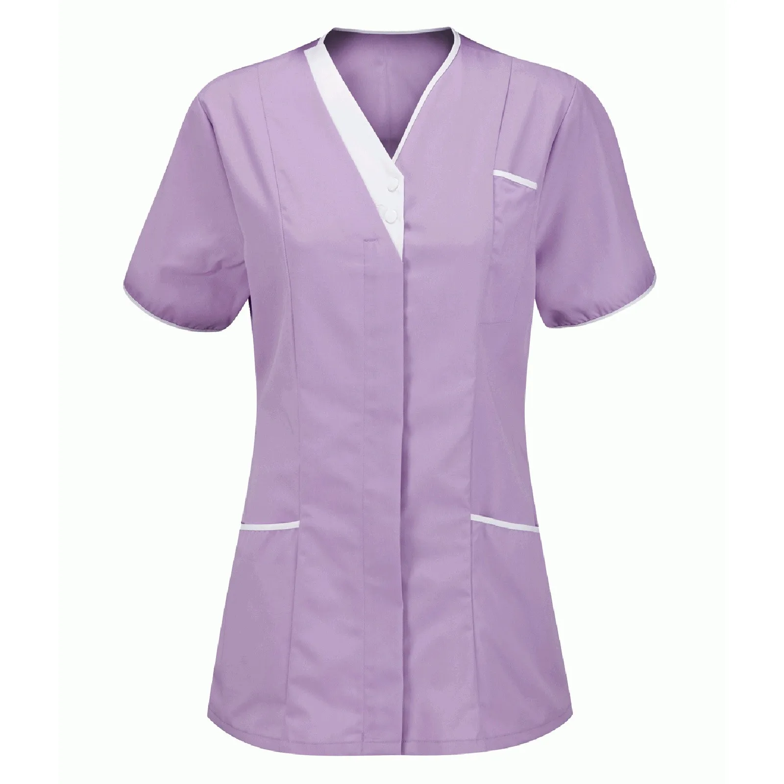 Kliniek Verpleegstersuniform Dames Verzorger Werknemers V-hals Verpleegsters Tops Beschermende damesblouse Werkuniform Artsen Scrubs Top