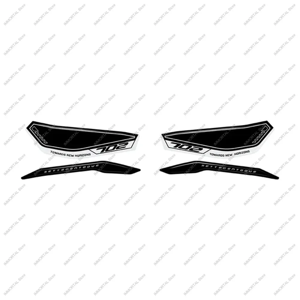 

For TRK702 TRK 702 2023 2024 Motorcycle hand stickers high toughness resin and scratch resistant