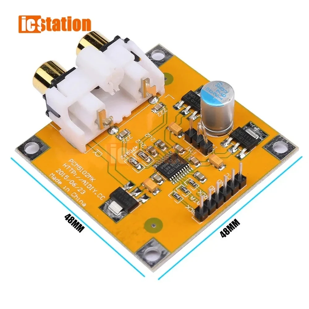 PCM5102 ЦАП декодер I2S плеер в сборе 32 бит 384 К Beyond ES9023 PCM1794 совместимый Raspberry Pi