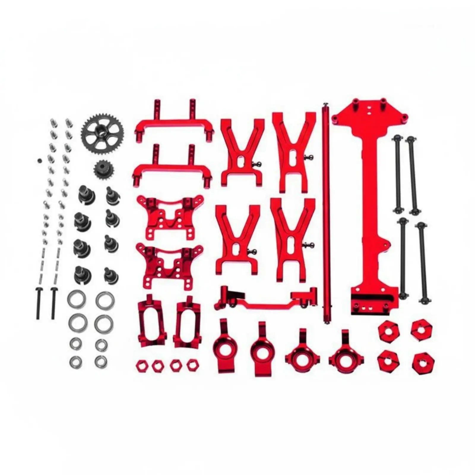 1/18 Scale RC Car Parts Kit Exquisite Workmanship Aluminum Conversion Kit