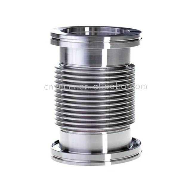 ISO 63 80 100 Compressible Bellows Connection flange Stainless steel vacuum bellow