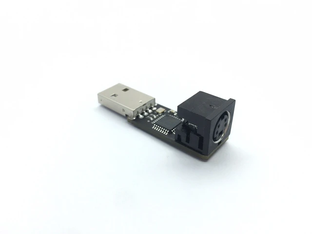 ADB to USB Keyboard/Mouse Converter v2 Adapter for Apple ADB 