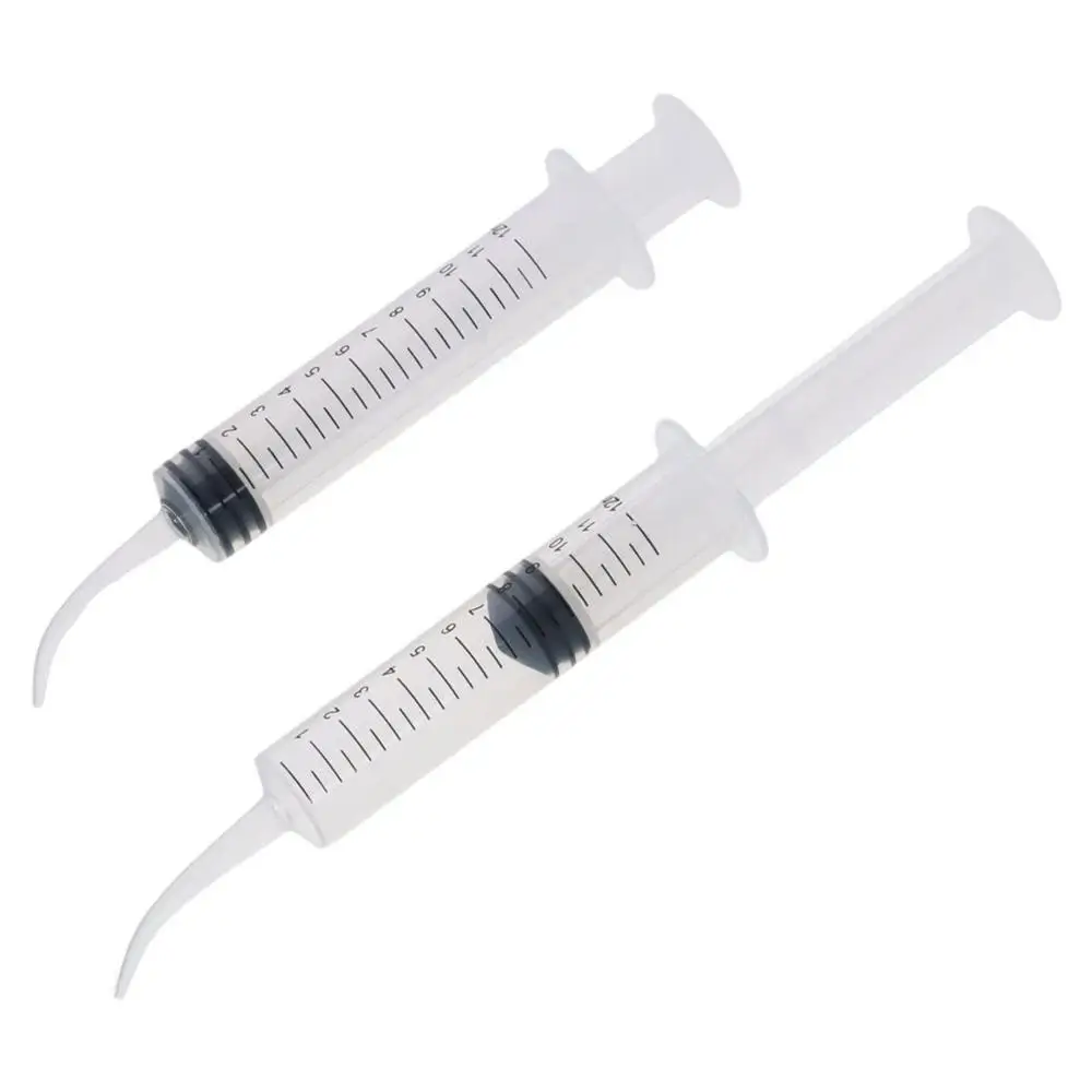 Jeringas sin aguja de plástico líquido transparente, herramientas de jeringa de medición, laboratorio científico y dispensación, 12 ml