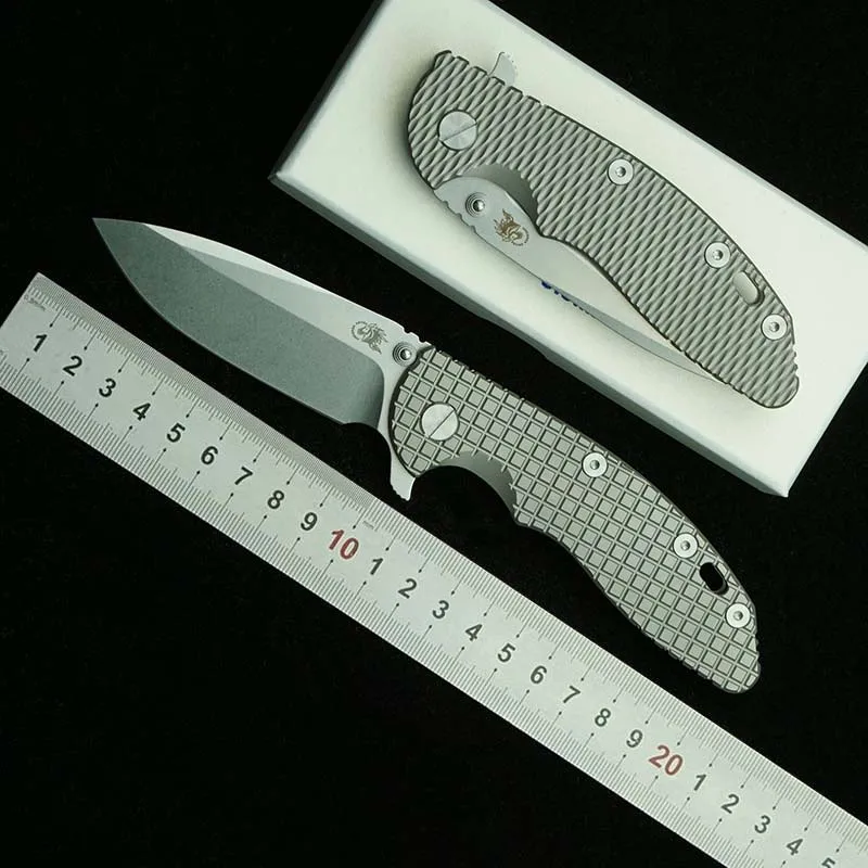 LEMIFSHE XM18 Folding Knife 9Cr18MoV Mark 20CV Blade Titanium Alloy Handle Outdoor Camping Hunting Kitchen Survival EDC Tool