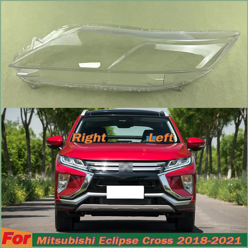 Headlamp Cover Lamp Shell Headlights Lens For Mitsubishi Eclipse Cross 2018 2019 2020 2021 Headlight Shade Transparent Lampshade