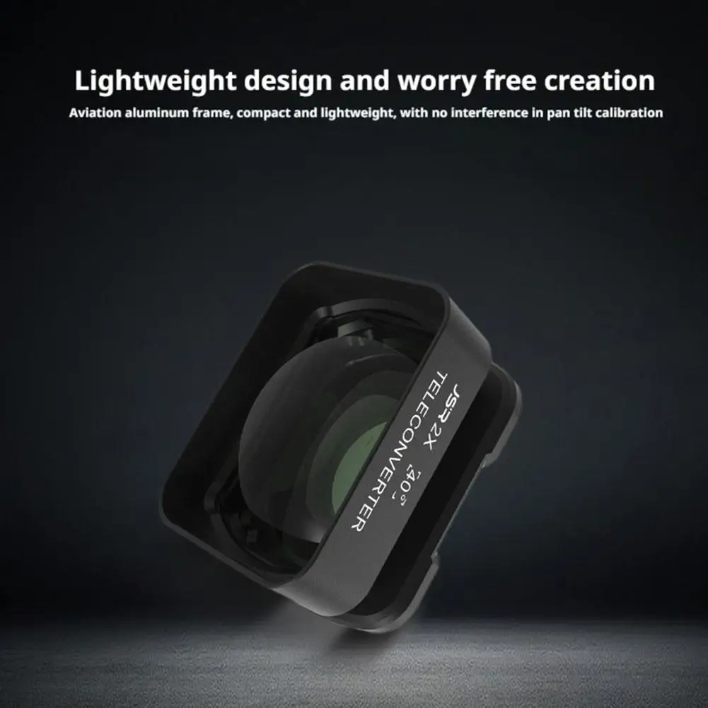 

Pocket 3 Magnetic HD Macro Lens 2X Multiplier For DJI Osmo Pocket 3 Multiplier Macro Lens Handheld Gimbal Lens Accessories Y4E2