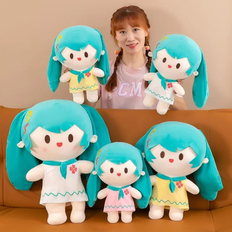 35/4/55cm Explosive Hatsune Miku Big Plush Doll Beautiful Girl Peripheral Plush Toy Kawaii Pillow Girl Birthday Gift Couple Gift