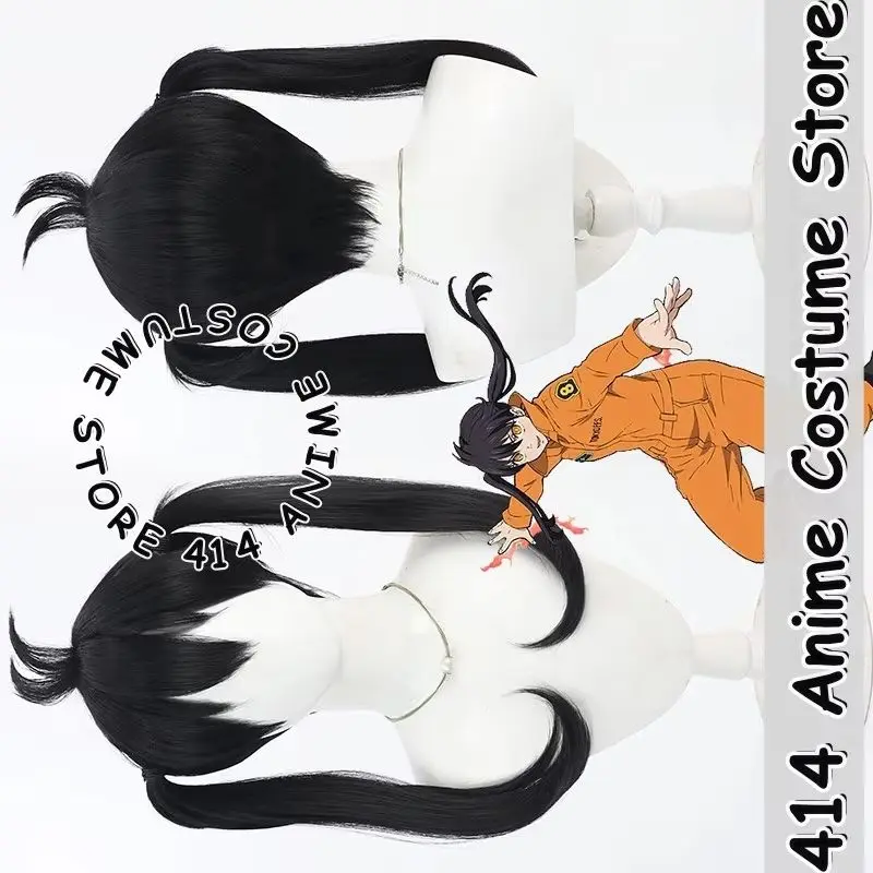 

Game & Anime Tamaki Kotatsu Cosplay Wig Fire Force Heat-Resistant Fiber Synthetic Hair