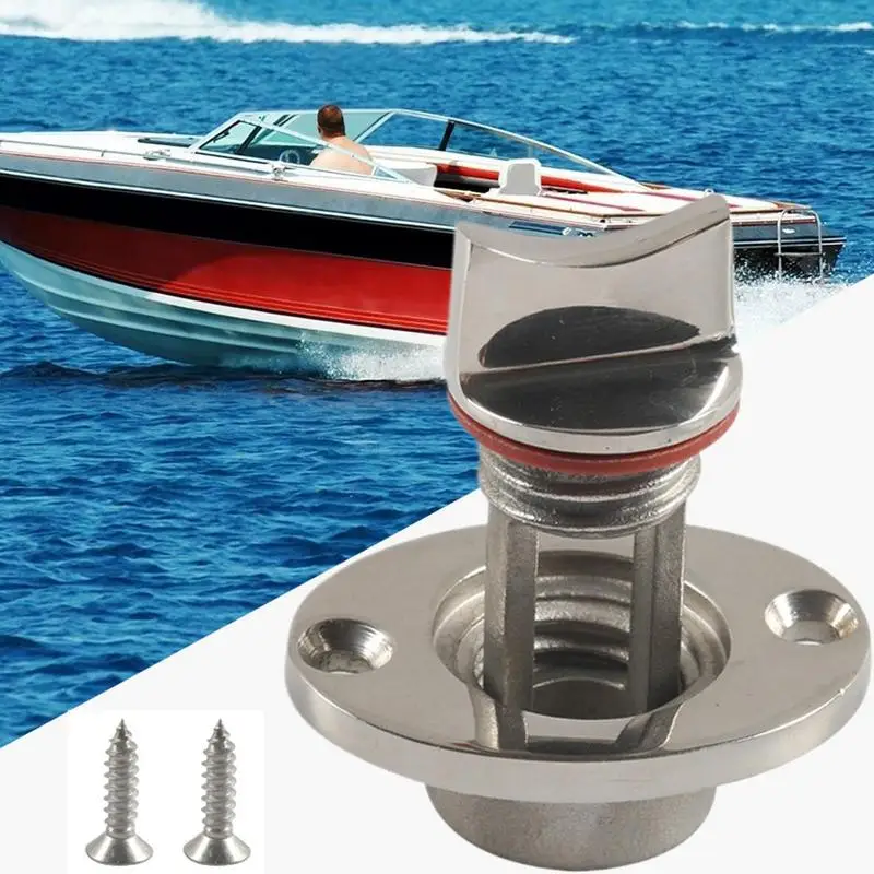 Kayak Drain Plug Stainless Steel Boat Launching Plug Boat Bayliner Parts Versatile Marine Accessories Speedboat Bilge Water Plug