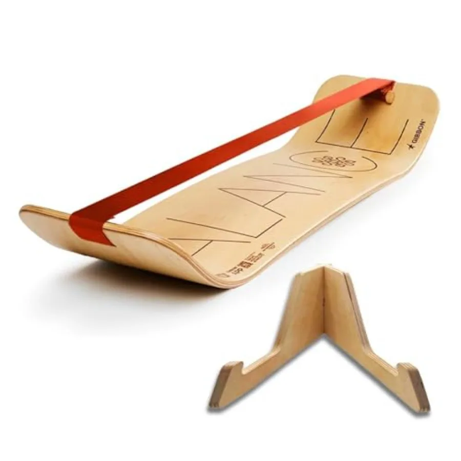 GIBBON SlackBoard GiBoard Tabla de equilibrio para adultos Ideal para entrenamiento de gimnasia en casa Entrenamiento central Escritorio de pie Ejercicio Yoga Agi