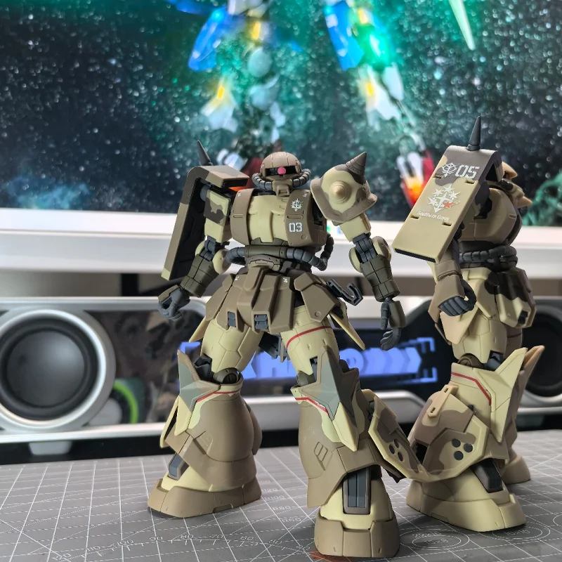 Zaku PB جنوب كروس ستار آلة سلما HG 1/144 MS-06GD تجميع نموذج عمل أرقام لعبة أطفال سطح المكتب الديكور هدية