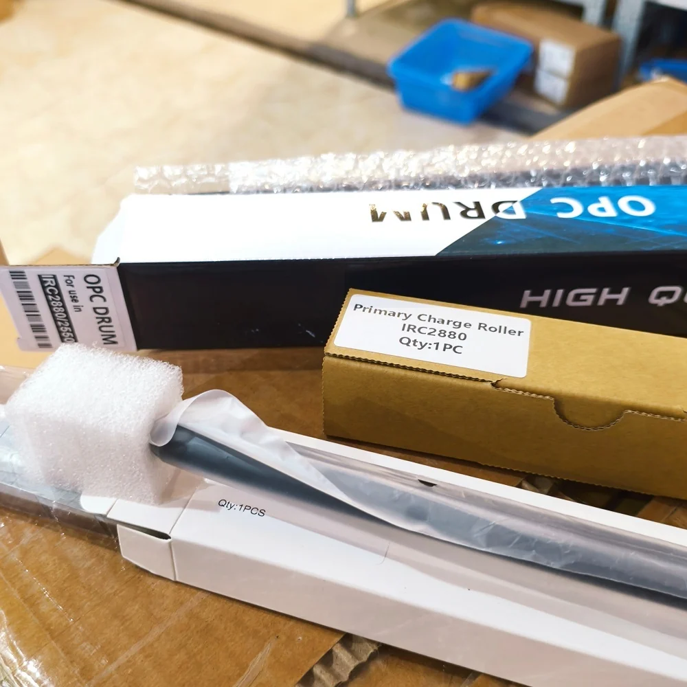 

1 комплект, зарядный ролик для ПЦР с длительным сроком службы + лезвие для чистки барабана + барабан OPC для Canon IRC 2550 2880 2880i C3380 IRC2550 IRC2880 IRC2880i