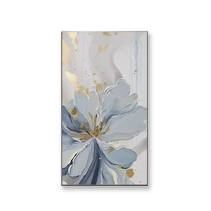 Beautiful Big Sizes Flowers Wall Art Poster Hand Painted Oil Painting On Canvas Haning Picture Mural For Living Room Bedroom