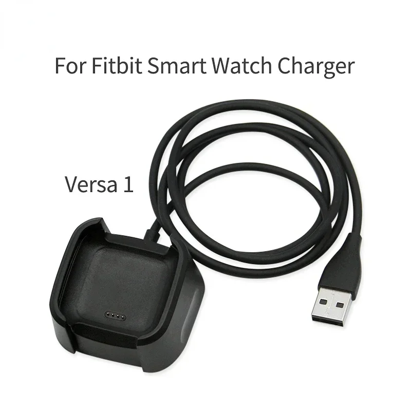 1M USB Charger Charging Cable For Fitbit versa lite Smart Watch Charging Replacement for fitbit versa 2 Wristband Dock Adapter