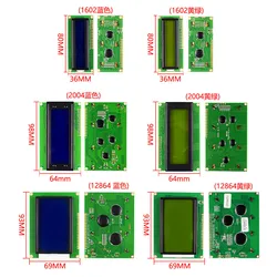 LCD1602 LCD 1602 2004 12864 module Blue Green screen 16x2 20X4 Character LCD Display Module HD44780 Controller blue black light