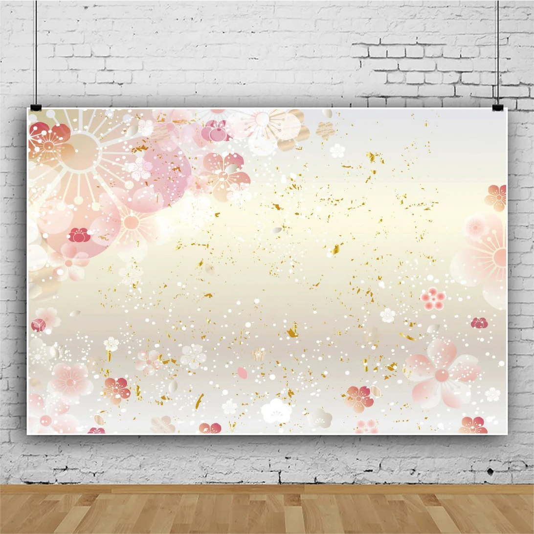 خلفية وردية ربيعية وردية مرسوم عليها نقط منقطة خفيفة خوخه خلفية مخصصة للتصوير خلفية للتصوير بالاستوديو Photophone