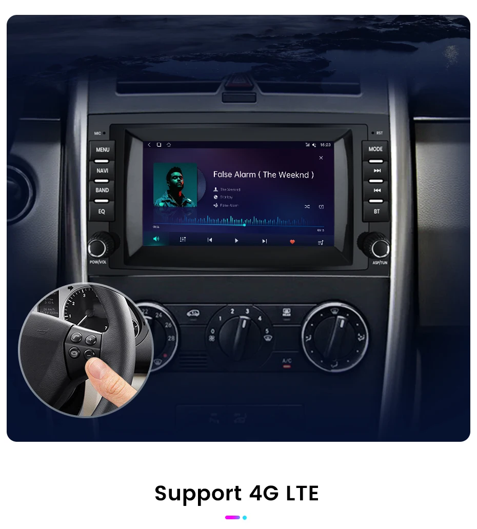 Junsun android auto radio für mercedes benz b200 klasse sprinter w906 viano vito w639 carplay auto multimedia gps 2din autoradio – Detail 19