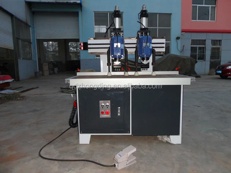 For Dual Spindle Wood Hinge Boring Machine Double Heads Boring Machine For Window And Doors