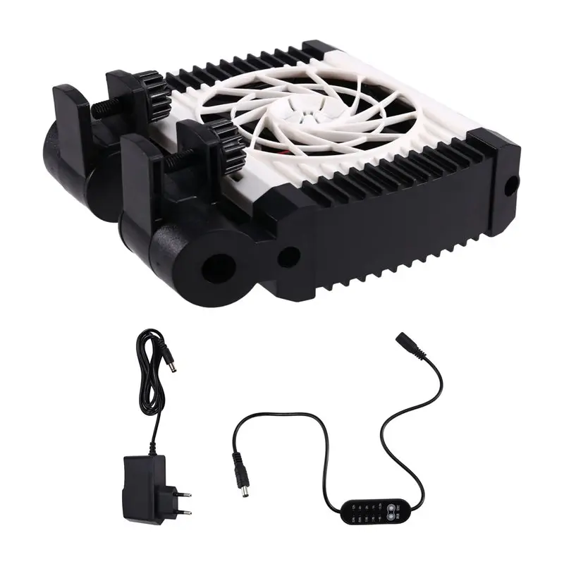 

【ADORN】Вентилятор охлаждения аквариума, регулируемый с 6 скоростями ветра, вилка европейского стандарта, охладитель для аквариума, охладитель