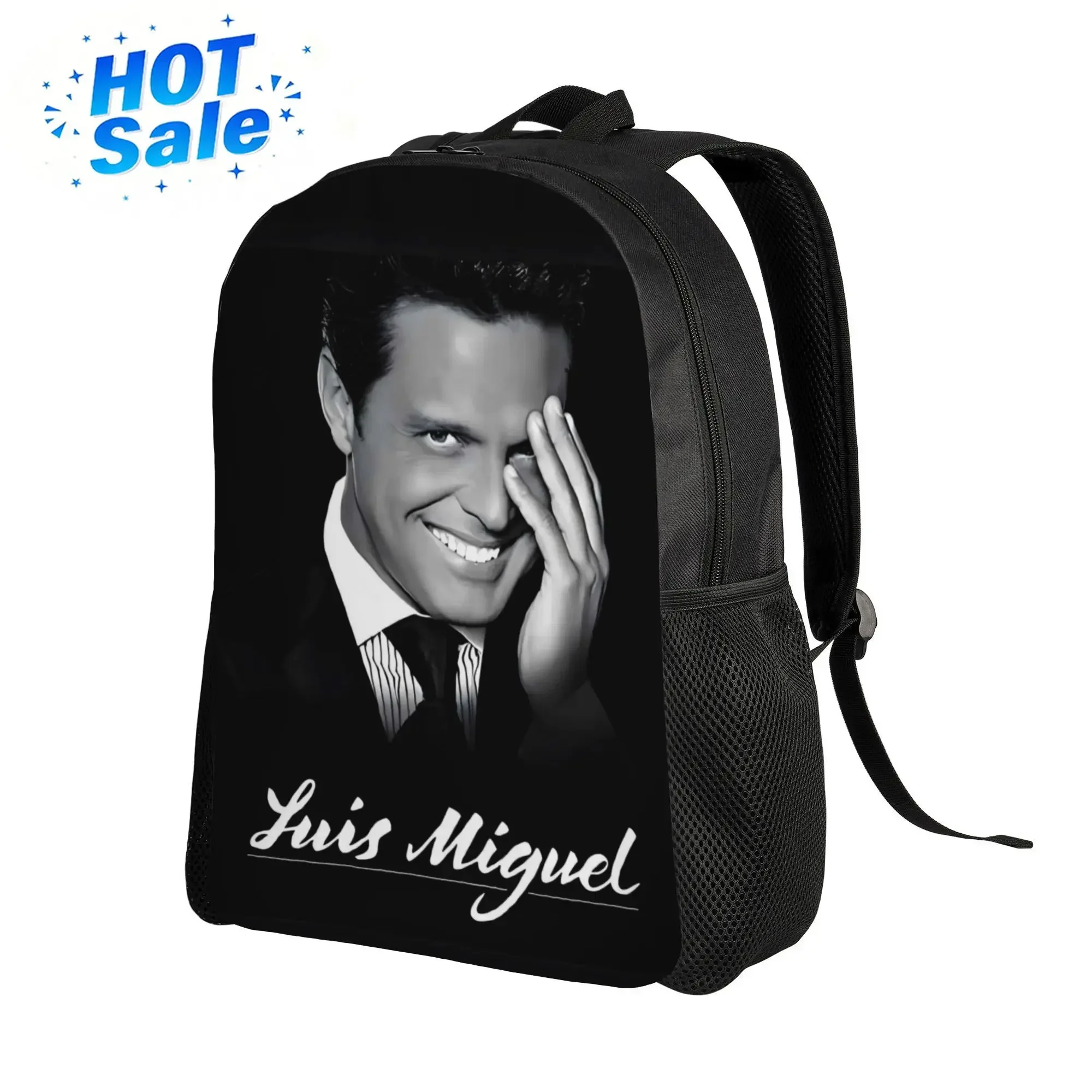 Custom Bag LUIS MIGUEL Relaxed Everyday Backpack With One Main Compartment A Grab And Go Bag For School Days, Chill Walks, Or Ca