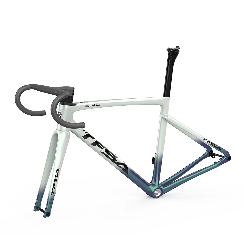 

JH-33 China Carbon Fiber Frame Road bike Frameset BSA-68 Internal Routing Bicycle Frame