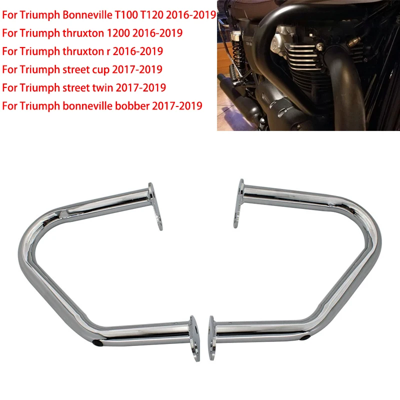 

For Triumph Bob T100 Street Twin Bonneville Motorcycle Modification Accessories Floor Mounted Bumper Engine Bumper