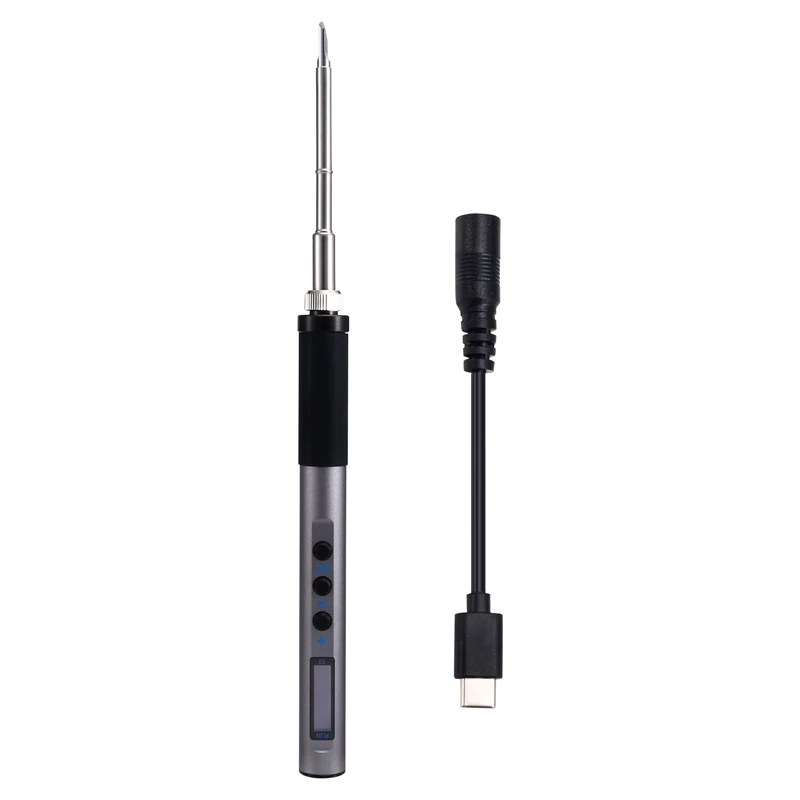 

ABPQ-65W CNC Metal Body Temperature Adjustable Solder Welding Station Fast Heating Portable Soldering Iron